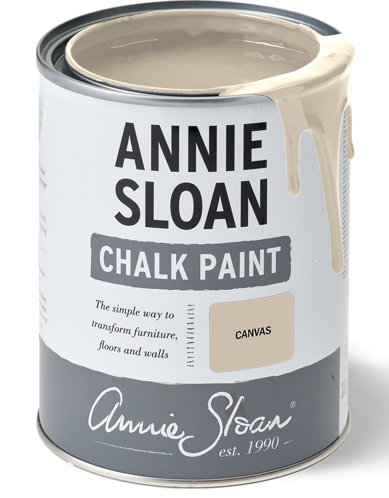 CANVAS Χρώμα Κιμωλίας Annie Sloan σε ζεστή μπεζ απόχρωση